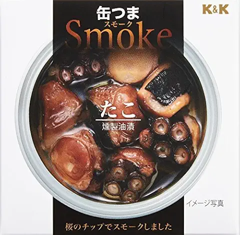 缶つまスモーク たこ 50g ×4セット